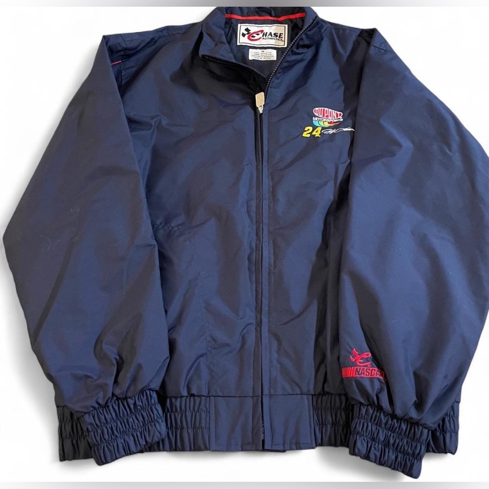 Chase Authentics Full Zip Jeff Gordon 24 Lined Jacket Coat Mens M Nascar NWT